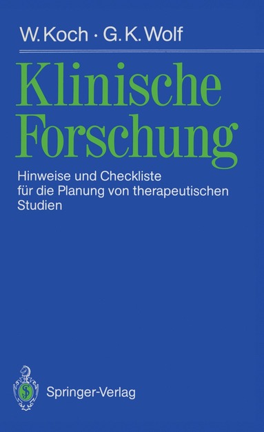 bokomslag Klinische Forschung