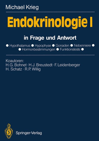 Michael Krieg - Endokrinologie I, Häftad