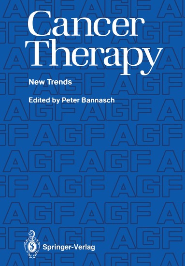 Peter Bannasch, Peter Bannasch - Cancer Therapy, Häftad