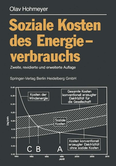Olav Hohmeyer - Soziale Kosten des Energieverbrauchs, Häftad