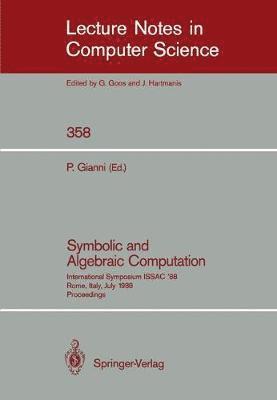 Symbolic and Algebraic Computation 1