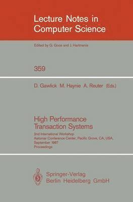 High Performance Transaction Systems 1