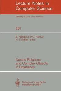 bokomslag Nested Relations and Complex Objects in Databases