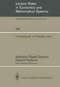 bokomslag Aspiration Based Decision Support Systems