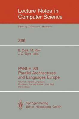 bokomslag PARLE '89 - Parallel Architectures and Languages Europe