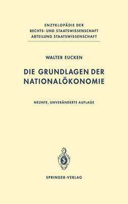 Die Grundlagen der Nationalkonomie 1