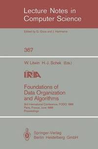 bokomslag Foundations of Data Organization and Algorithms