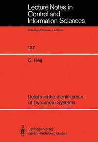 bokomslag Deterministic Identification of Dynamical Systems