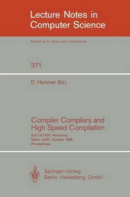 bokomslag Compiler Compilers and High Speed Compilation