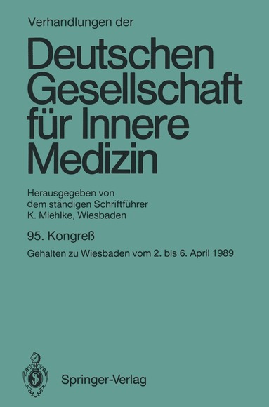 Klaus Miehlke - Verhandlungen der Deutschen Gesellschaft für Innere Medizin, Häftad