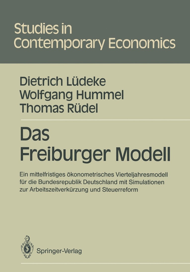 Dietrich Lüdeke, Wolfgang Hummel, Thomas Rüdel, Dietrich Lüdeke, Wolfgang Hummel - Das Freiburger Modell, Häftad