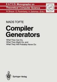bokomslag Compiler Generators