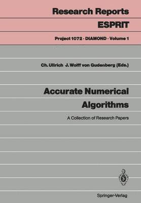 bokomslag Accurate Numerical Algorithms