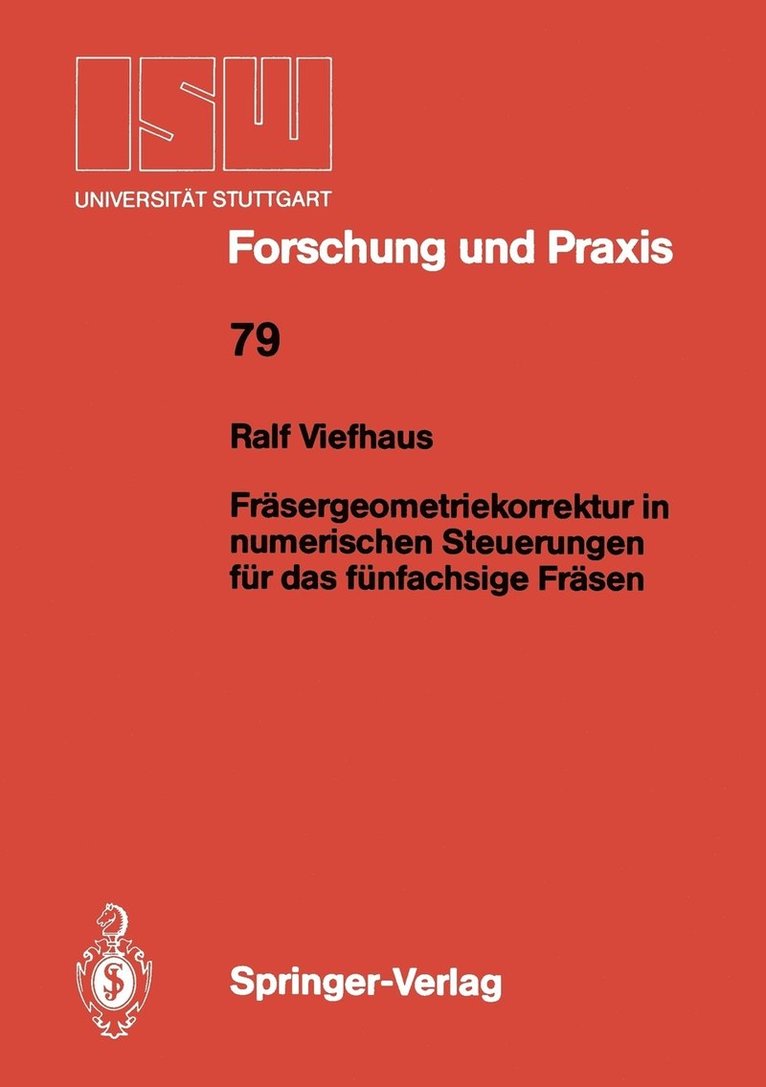 Frsergeometriekorrektur in numerischen Steuerungen fr das fnfachsige Frsen 1