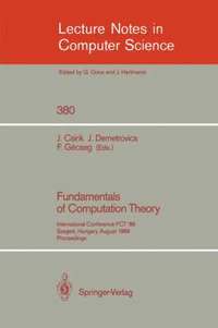 bokomslag Fundamentals of Computation Theory