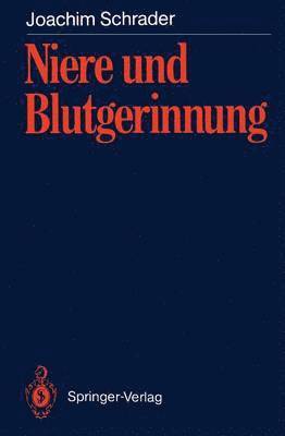 bokomslag Niere und Blutgerinnung