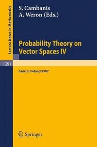 bokomslag Probability Theory on Vector Spaces IV