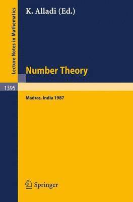 Number Theory, Madras 1987 1