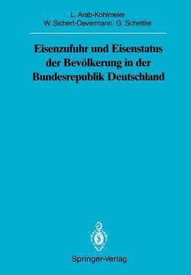 bokomslag Eisenzufuhr und Eisenstatus der Bevlkerung in der Bundesrepublik Deutschland