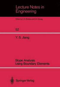 bokomslag Slope Analysis Using Boundary Elements