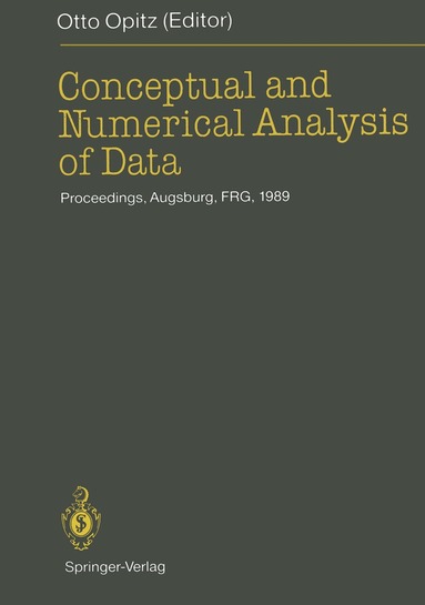Otto Opitz, Otto Opitz - Conceptual and Numerical Analysis of Data, Häftad