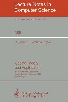 bokomslag Coding Theory and Applications