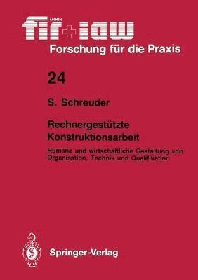 bokomslag Rechnergesttzte Konstruktionsarbeit