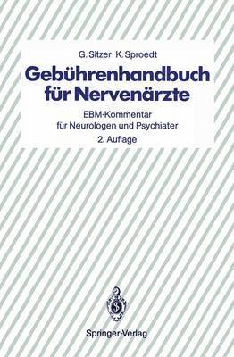 bokomslag Gebhrenhandbuch fr Nervenrzte