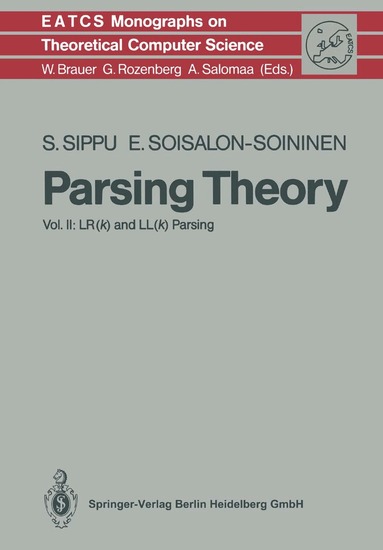 Seppo Sippu, Eljas Soisalon-Soininen - Parsing Theory, Inbunden