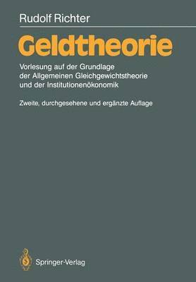 Rudolf Richter - Geldtheorie, Häftad