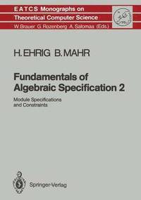 bokomslag Fundamentals of Algebraic Specification 2