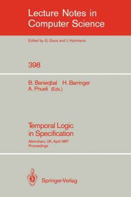 bokomslag Temporal Logic in Specification