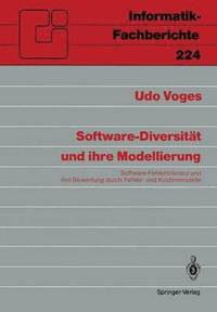 bokomslag Software-Diversitt und ihre Modellierung