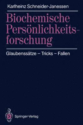 bokomslag Biochemische Persnlichkeitsforschung