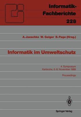 bokomslag Informatik im Umweltschutz