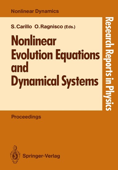 Sandra Carillo, Orlando Ragnisco - Nonlinear Evolution Equations and Dynamical Systems, Häftad