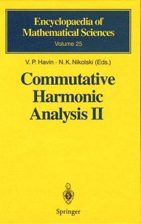 bokomslag Commutative Harmonic Analysis II