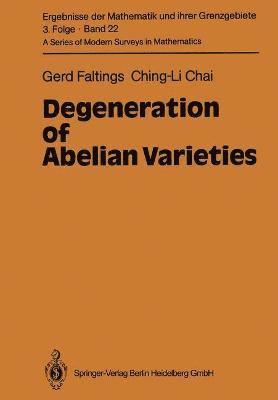 bokomslag Degeneration of Abelian Varieties