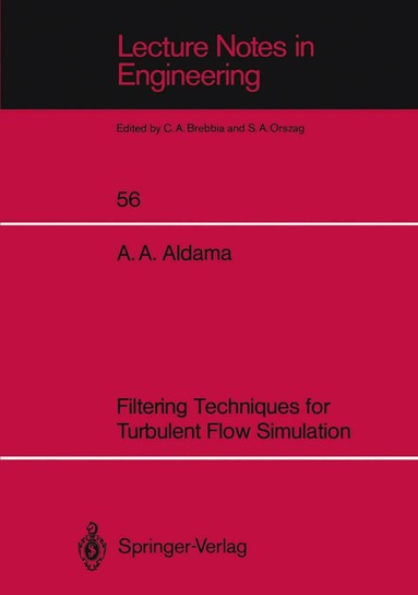 Alvaro A. Aldama - Filtering Techniques for Turbulent Flow Simulation, Häftad