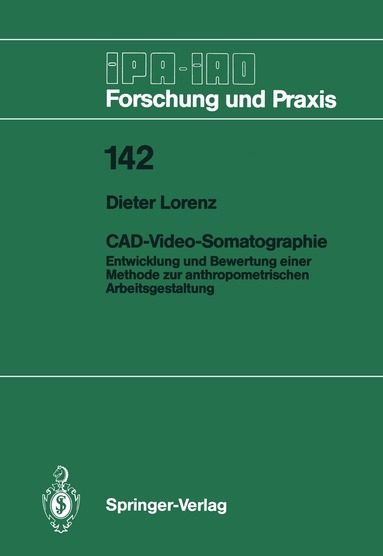 Dieter Lorenz - CAD-Video-Somatographie, Häftad