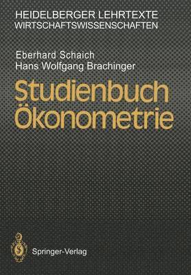 bokomslag Studienbuch konometrie