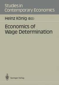 bokomslag Economics of Wage Determination