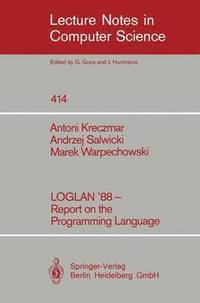 bokomslag LOGLAN '88 - Report on the Programming Language