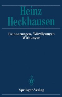 bokomslag Heinz Heckhausen