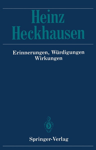 für psychologische Forschung Max-Planck-Institut - Heinz Heckhausen, Häftad
