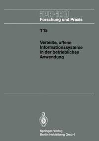 bokomslag Verteilte, offene Informationssysteme in der betrieblichen Anwendung