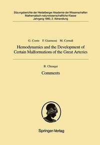 bokomslag Hemodynamics and the Development of Certain Malformations of the Great Arteries. Comment