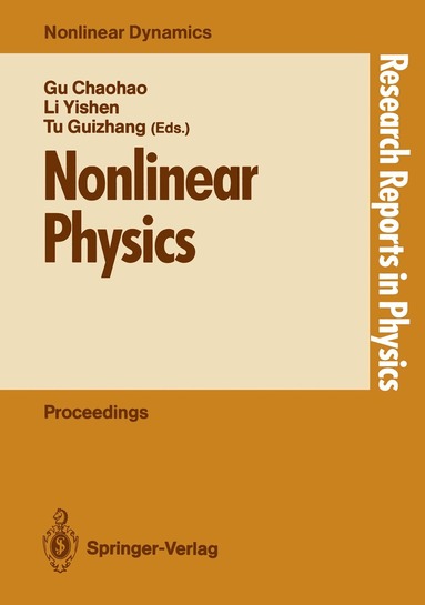 Chaohao Gu, Yishen Li, Guizhang Tu - Nonlinear Physics, Häftad