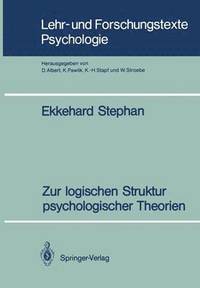 bokomslag Zur logischen Struktur psychologischer Theorien