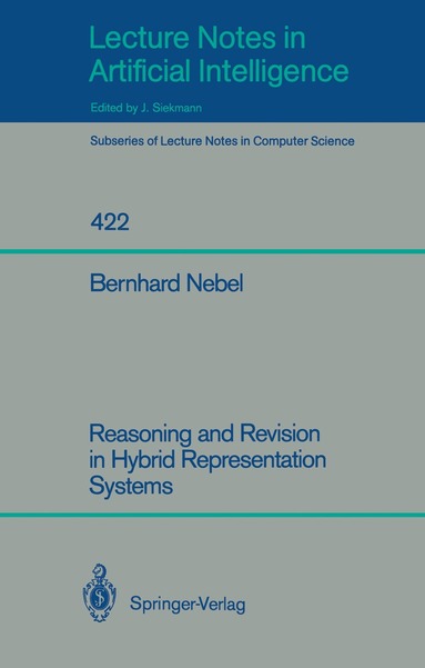 Bernhard Nebel - Reasoning and Revision in Hybrid Representation Systems, Häftad